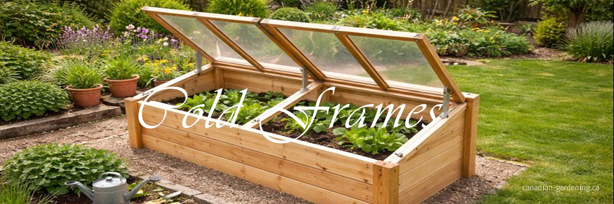 Raised bed used as cold frame
